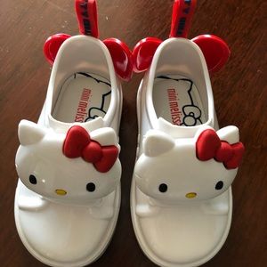 Mini Melissa Hello Kitty Sneakers size 6